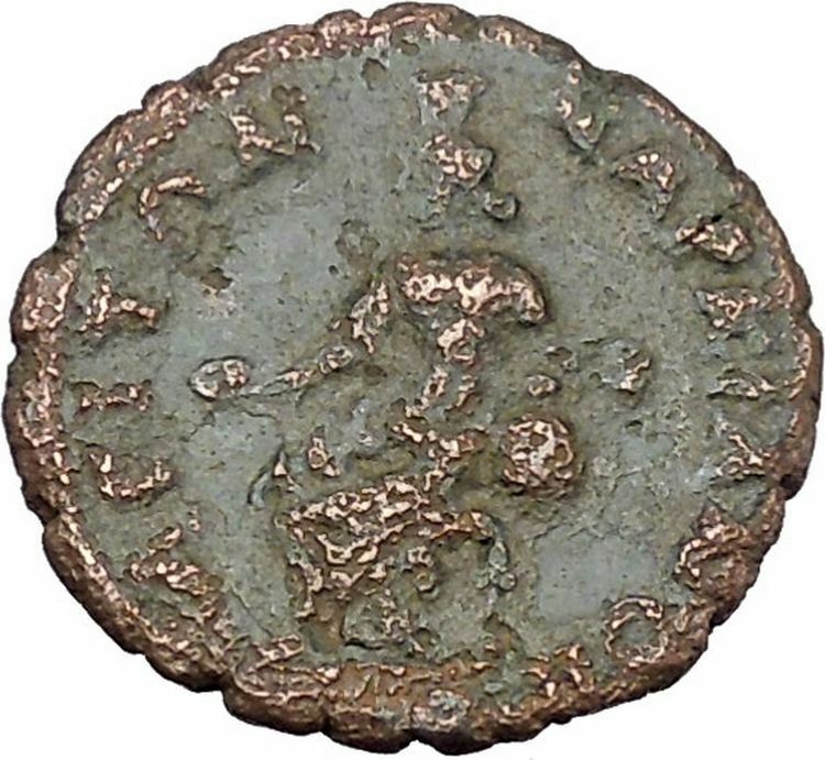 SEPTIMIUS SEVERUS 193AD Marcianopolis CYBELE Authentic Ancient Roman Coin i45428