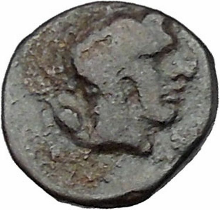 GELA in SICILY 420BC Onkiai BULL GELAS Authentic Ancient Greek Coin i45473