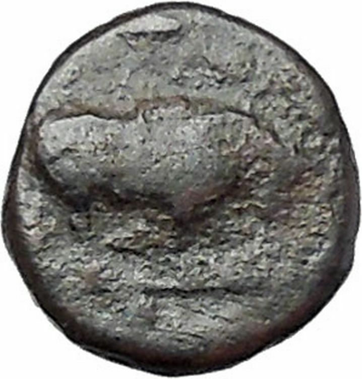 GELA in SICILY 420BC Onkiai BULL GELAS Authentic Ancient Greek Coin i45473