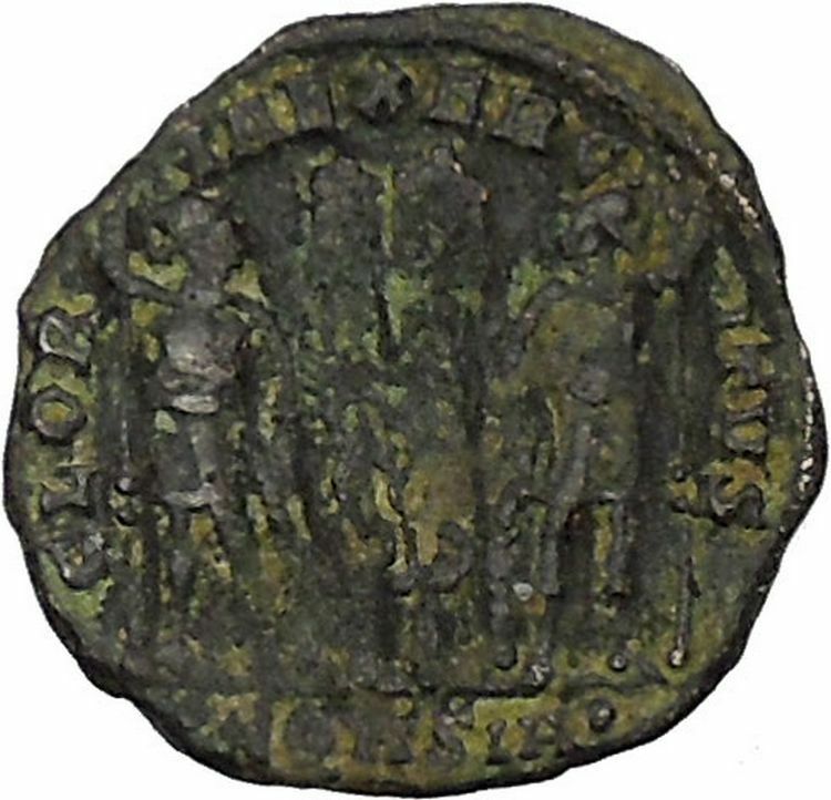 CONSTANS as CAESAR 333AD Glory of Army Legions Ancient Roman Coin i45869