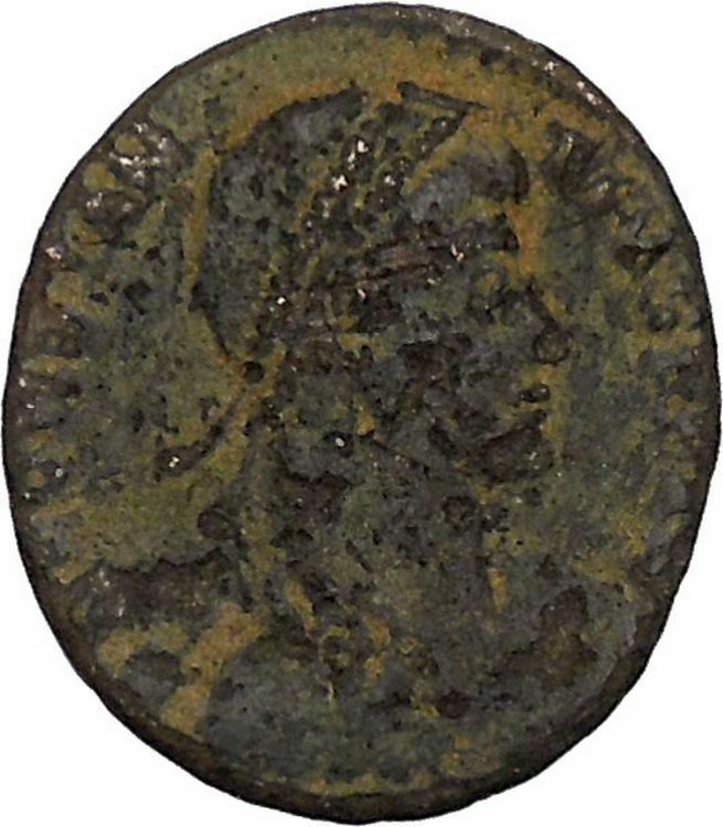 CONSTANTIUS II Constantine the Great son Ancient Roman Coin Battle Horse i45861