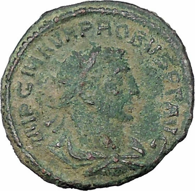 Probus receiving Victory from Jupiter Authentic Ancient Roman Coin i47004