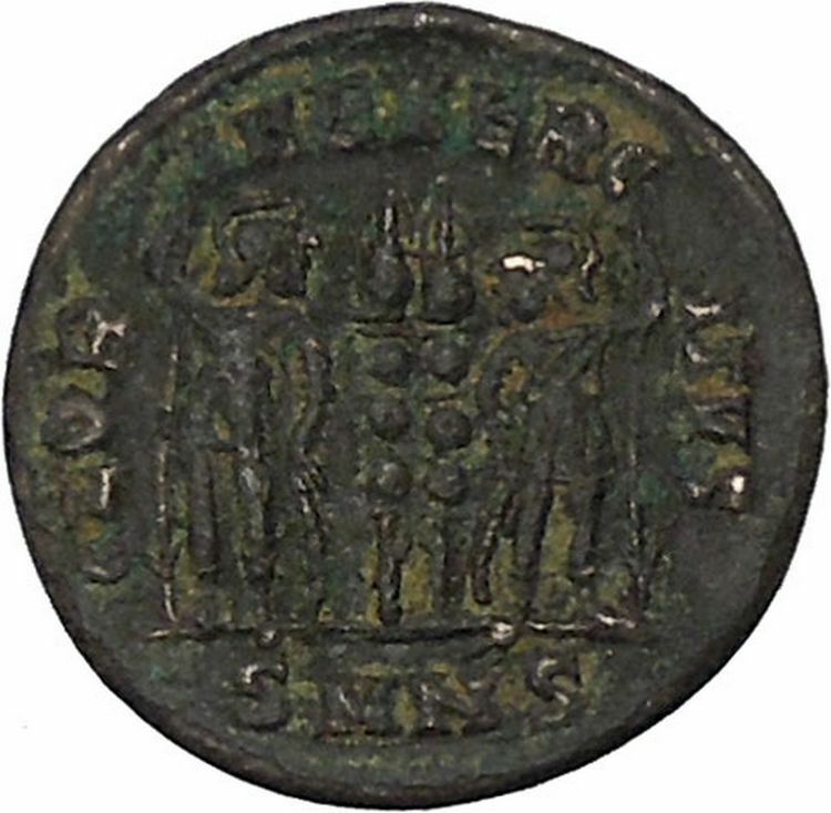 CONSTANTINE II Constantine the Great son Roman Coin Glory of the Army i45887