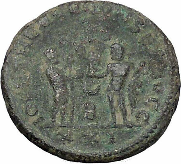 Maximian Antioch Ancient Roman Coin Hercules gives Victory to Jupiter i47035