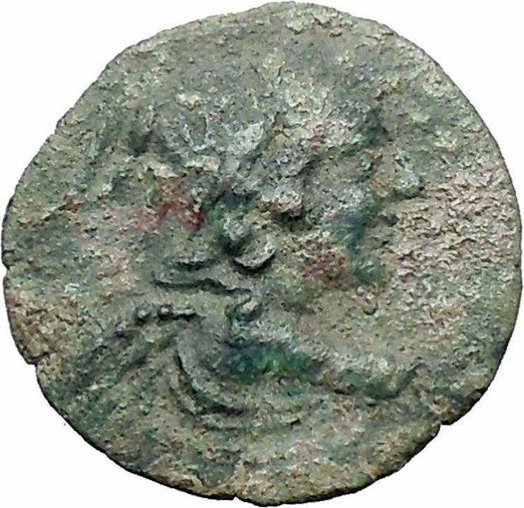 ANTIOCHOS VII Euergetes 138BC Eros Cupid Isis Ancient Greek Seleucid Coin i47600