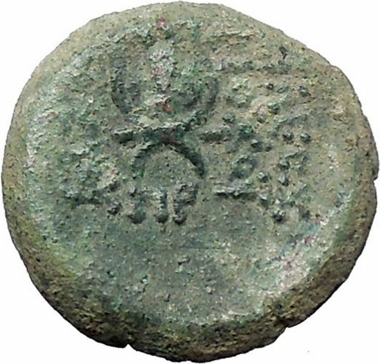 ANTIOCHOS VII Euergetes 138BC Eros Cupid Isis Ancient Greek Seleucid Coin i47600