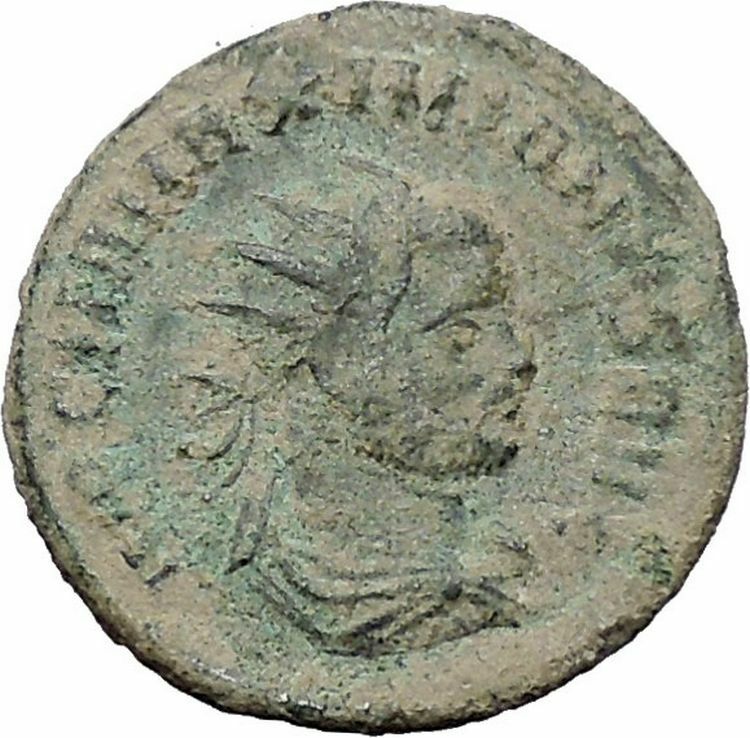 Maximian receiving Victory from Jupiter Authentic Ancient Roman Coin i47655