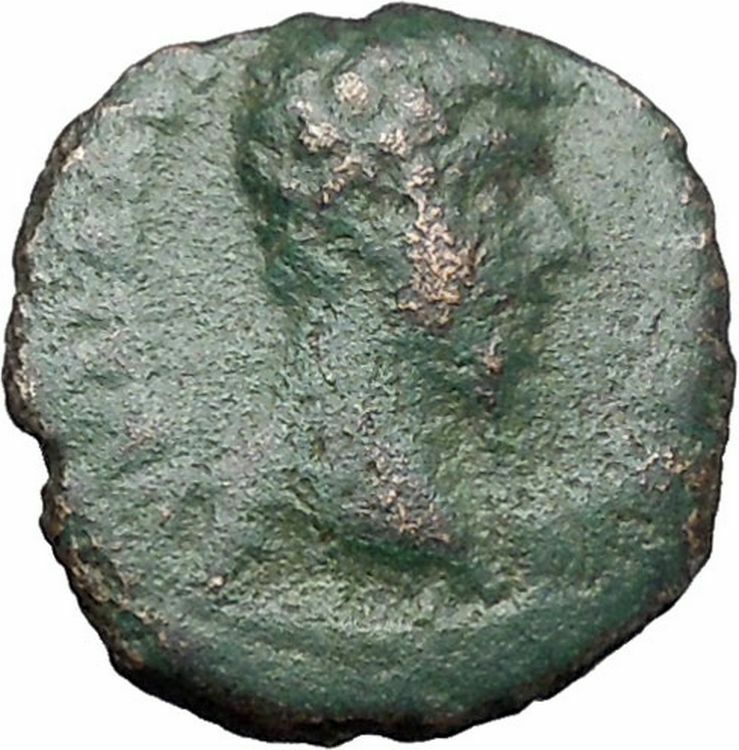 LUCIUS VERUS Augusta Traiana Thrace SERPENT Ancient Roman Coin Tripod i47826