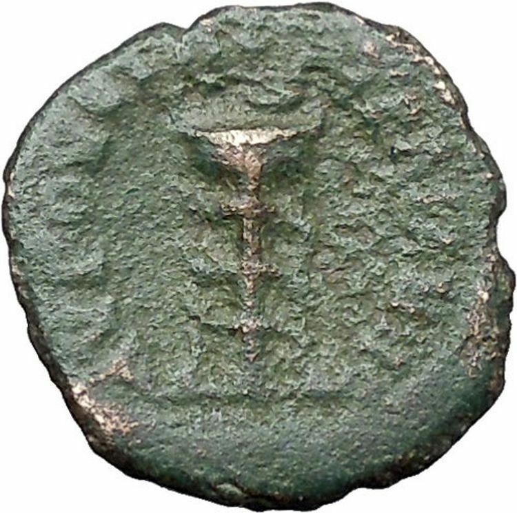 LUCIUS VERUS Augusta Traiana Thrace SERPENT Ancient Roman Coin Tripod i47826