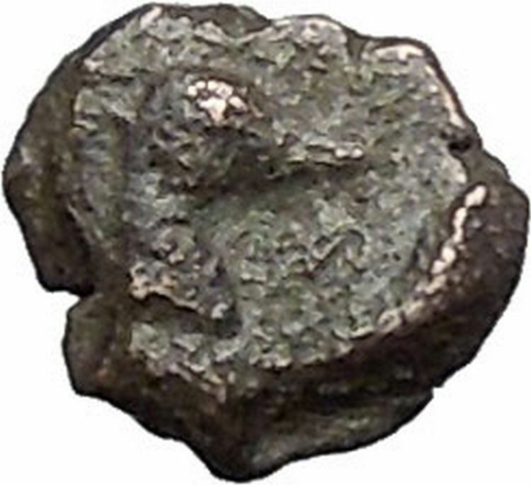 EPESUS Ephesos IONIA 405BC Bee Stag's Head Authentic Ancient Greek Coin i48240