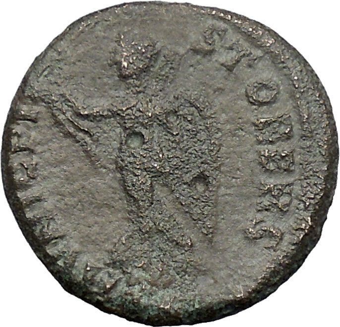 SEPTIMIUS SEVERUS 193AD Stobi Macedonia Nike Victory Ancient Roman Coin i47993