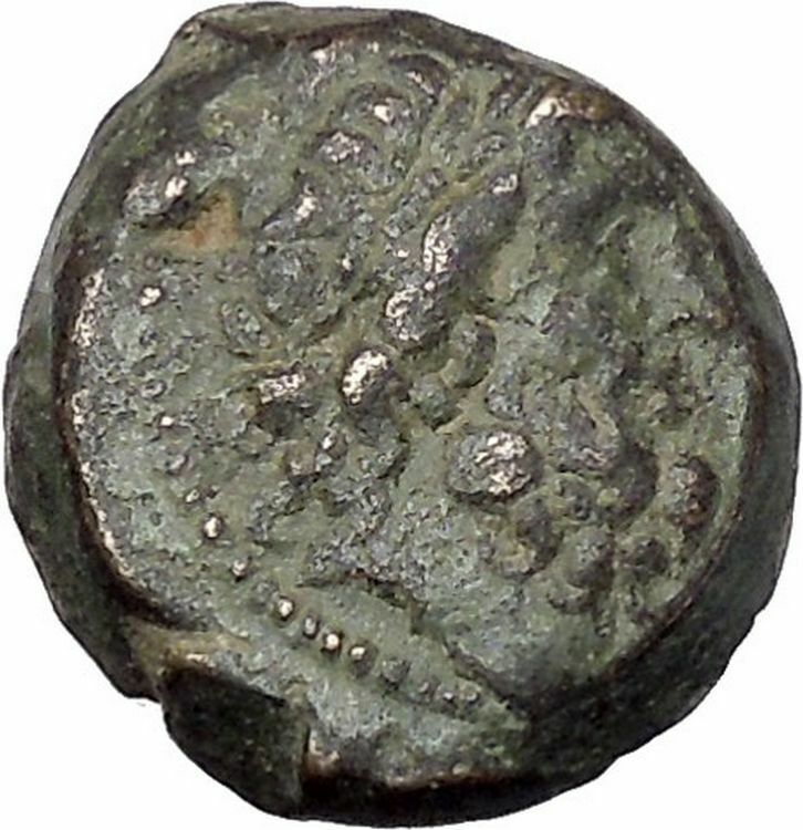 DEMETRIOS II NIKATOR 146BC Seleukid Zeus Nike Genuine Ancient Greek Coin i47140