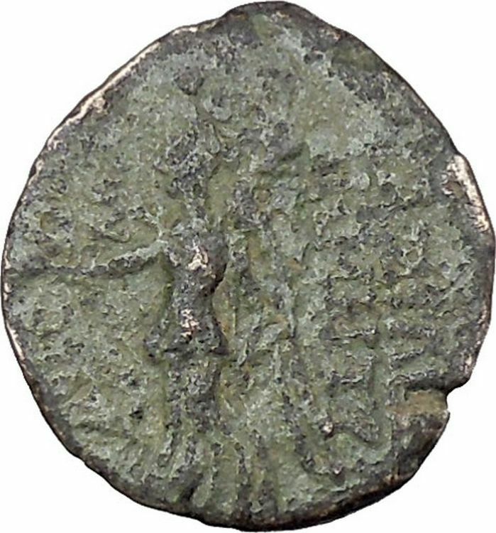 DEMETRIOS II NIKATOR 146BC Seleukid Zeus Nike Genuine Ancient Greek Coin i47140