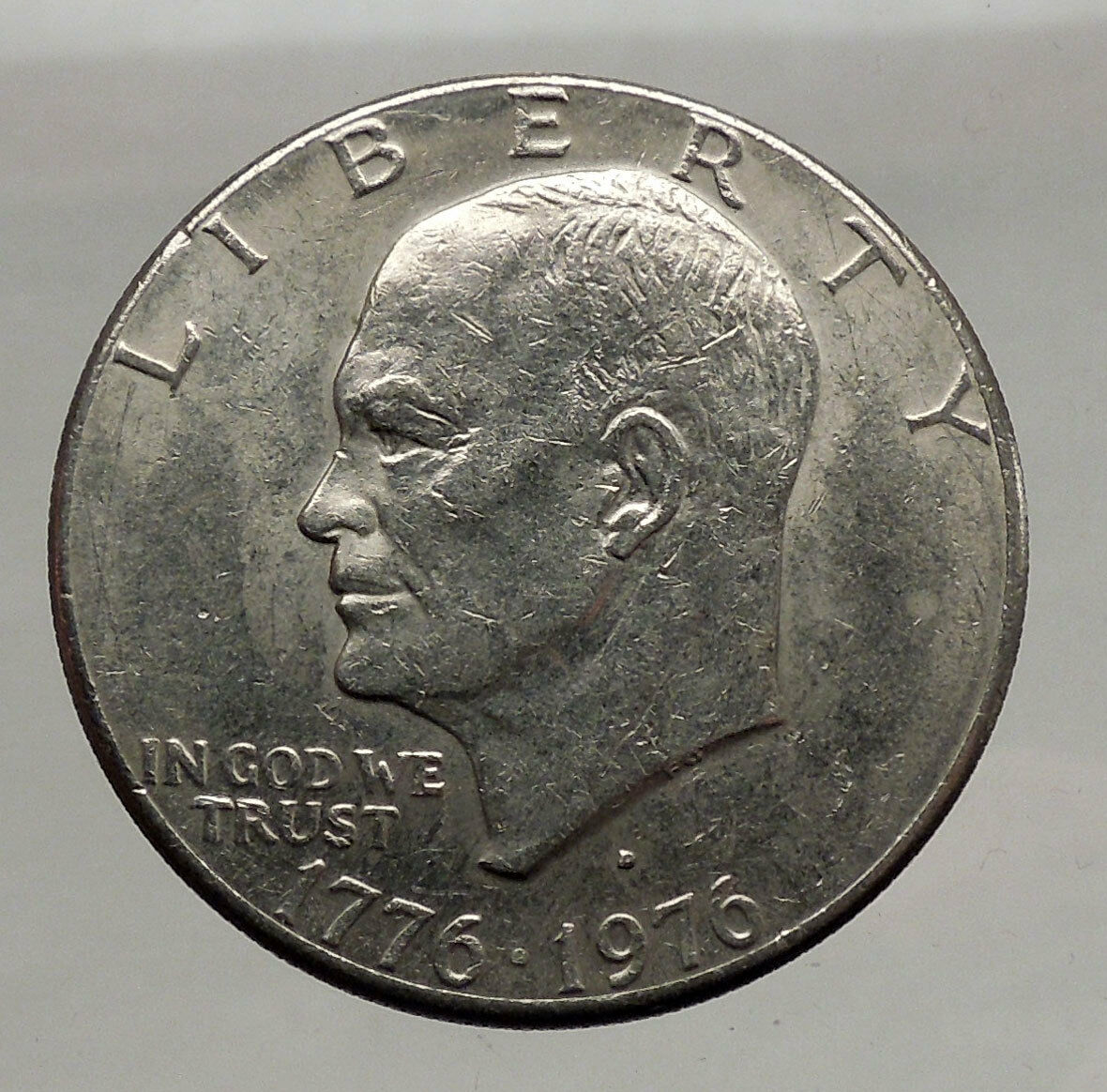 1976 President Eisenhower Apollo 11 Moon Landing Dollar USA Coin Denver i46200