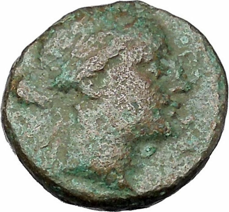 ANTIOCHOS III Megas 198BC Apollo Nike Palm SELEUKID Ancient Greek Coin i47174