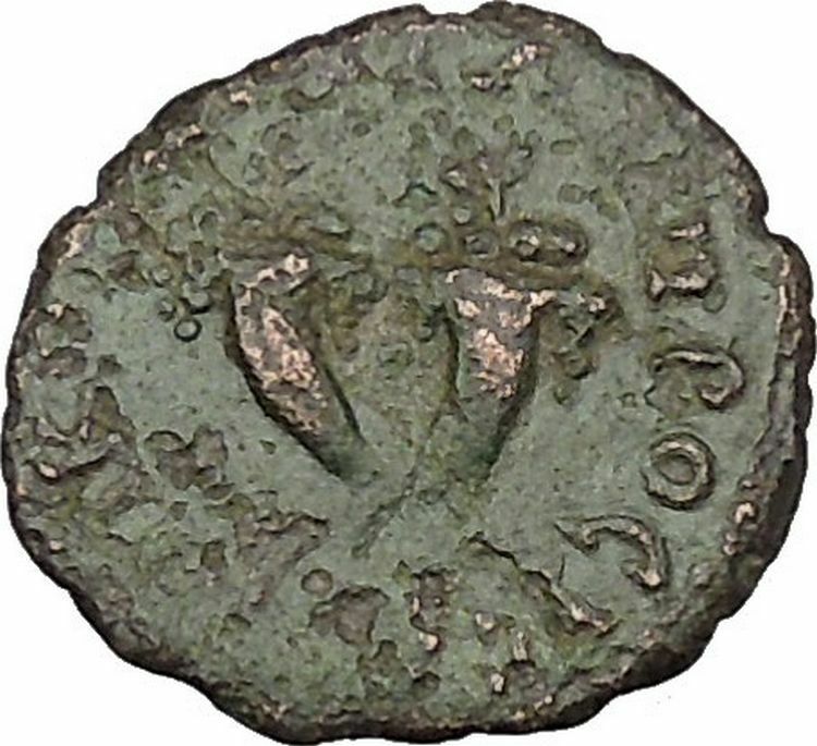 CARACALLA Nicopolis ad Istrum Ancient Roman Coin Two crossed cornucopias i48485