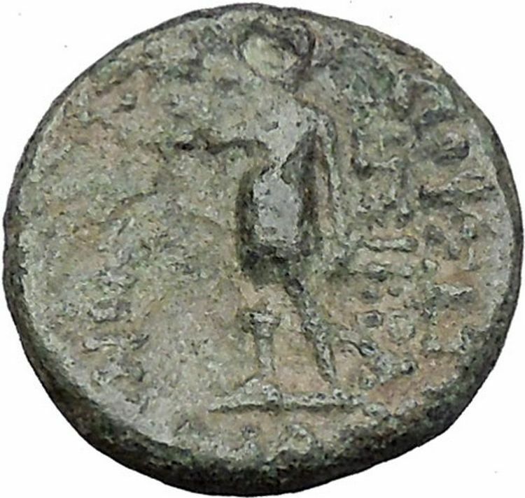 ANTIOCHOS IX Kyzikenos 108BC Seleukid Apollo Artemis Ancient Greek Coin i47332