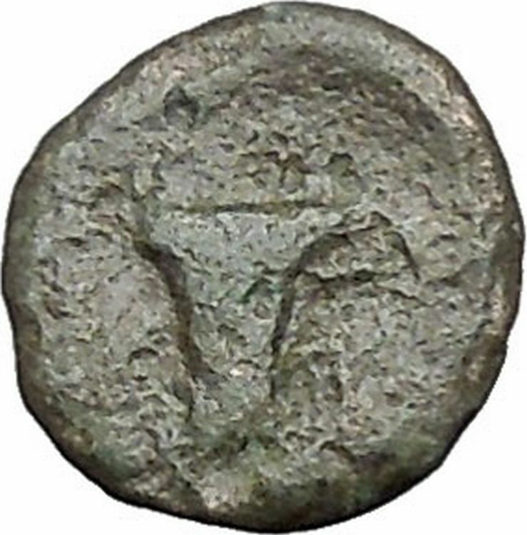 Kyme in Aeolis 350BC EAGLE & VASE on Authentic Ancient Greek Coin i48579