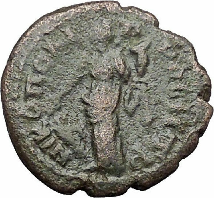 GETA Nicopolis ad Istrum Ancient Roman Coin Tyche Fortuna Luck Cult i48539