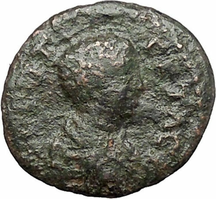 GETA Anchialus in Thrace Rare Ancient Roman Coin Nemesis Rhamnous Cult i49437