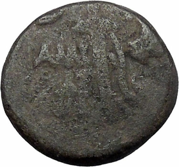 AMISOS in PONTUS Asia Minor 200BC Ares Sword Ancient Greek Coin i49498