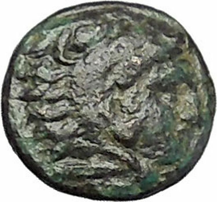 PERGAMON in MYSIA 310BC Hecules Athena Authentic Ancient Greek Coin i49497