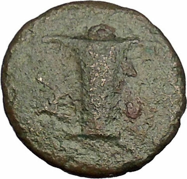 Kyme in Aeolis 350BC Horse & Vase Genuine Authentic Ancient Greek Coin i51832