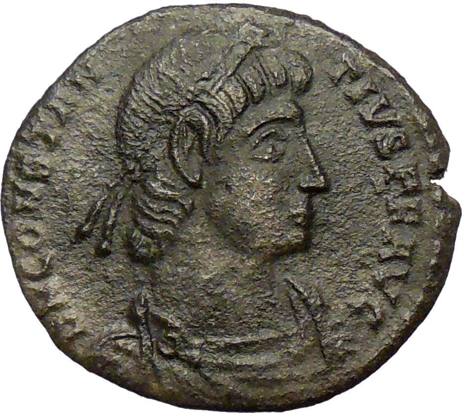 CONSTANTIUS II son of Constantine the Great Ancient Roman Coin Battle i29207