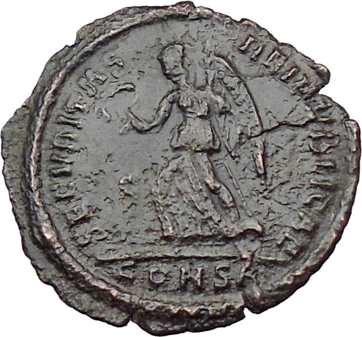 VALENTINIAN I 364AD Ancient Roman Coin Nike Victory Cult Angel i29859