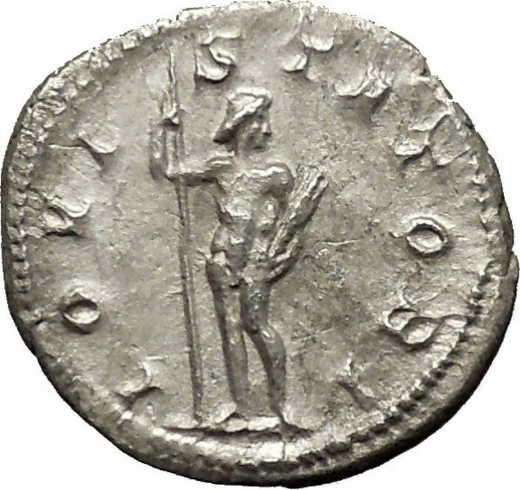 Gordian III 241AD Silver Authentic Ancient Roman Coin Zeus Jupiter Cult i53192