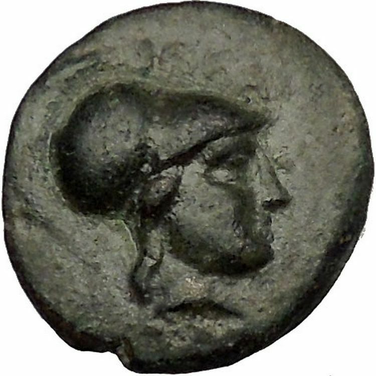 THESSALIAN LEAGUE Larissa 2nd – mid 1st cent Ancient Greek Coin ATHENA i53248