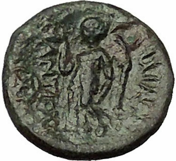 Antiochos I Soter 281BC Athena Nike RARE R1 Authentic Ancient Greek Coin i53184