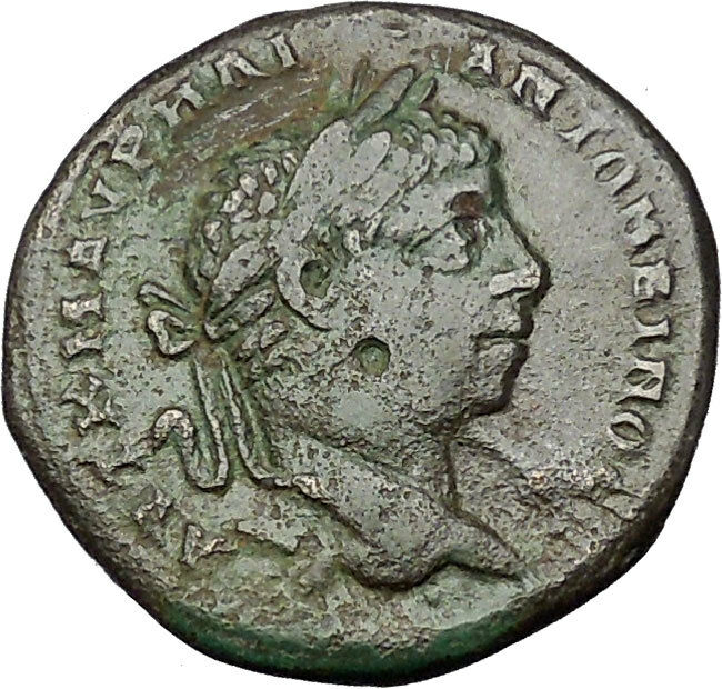 ELAGABALUS 218AD Marcianopolis Homonoia Authentic Ancient Roman Coin i50916