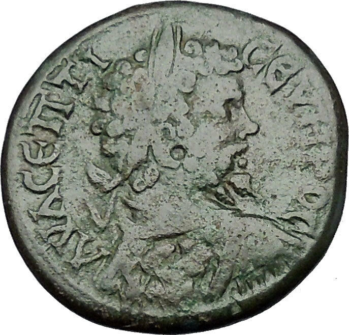 SEPTIMIUS SEVERUS 193AD Marcianopolis SERAPIS Cerberus Ancient Roman Coin i50928