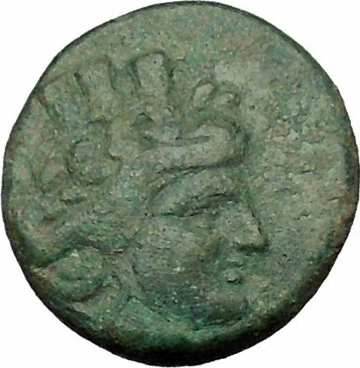 LYSIMACHEIA in THRACE 309BC Tyche Lion Grain Ear RARE Ancient Greek Coin i51087