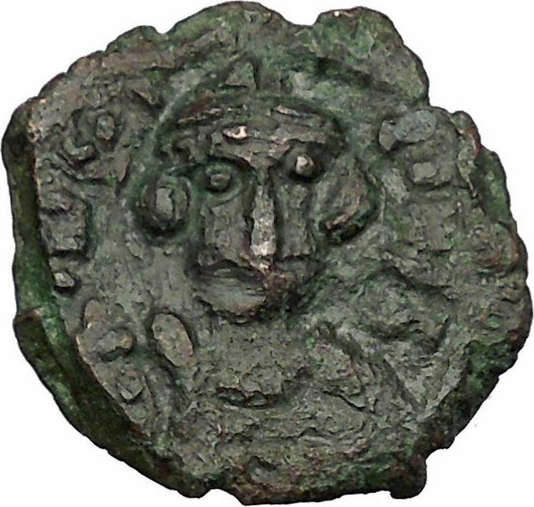 CONSTANS II 641AD Follis Syracuse Sicily Ancient Medieval Byzantine Coin i51391