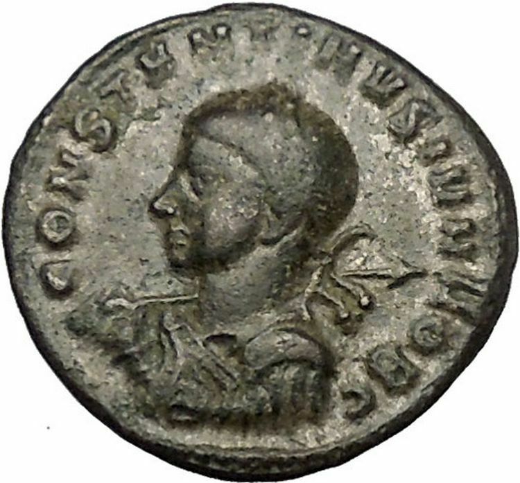 CONSTANTINE II Constantine the Great son Roman Coin Success Wreath i52521