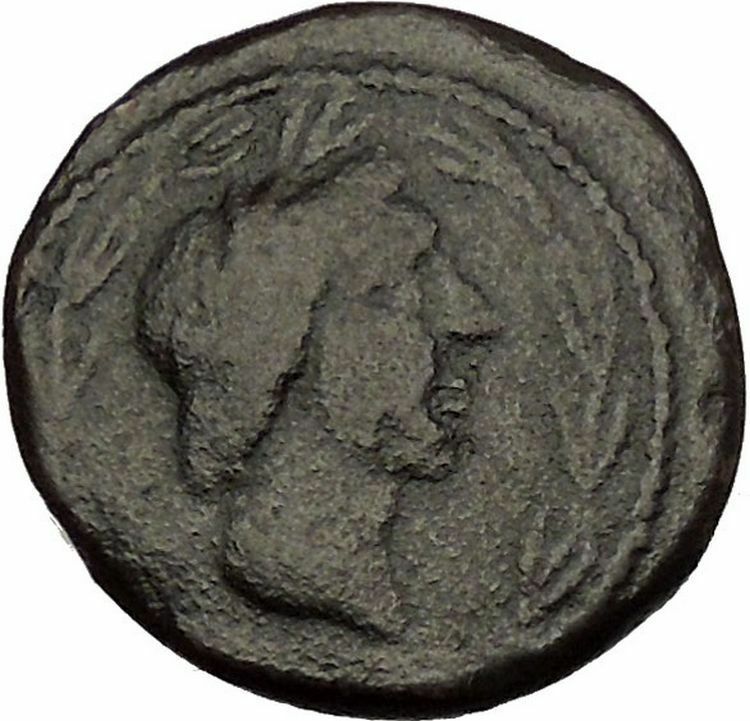 POLEMO I Polemon I Eusebes 8BC Apollo Tripod Bosporus Ancient Greek Coin i53540