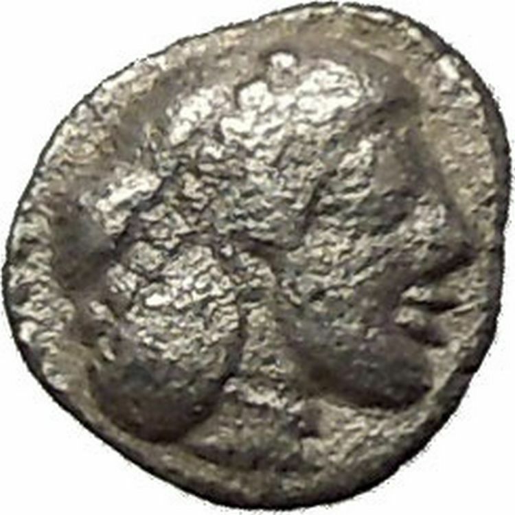 SYRACUSE in SICILY 475BC Silver Litra NYMPH Arethusa Silver Greek Coin i53976