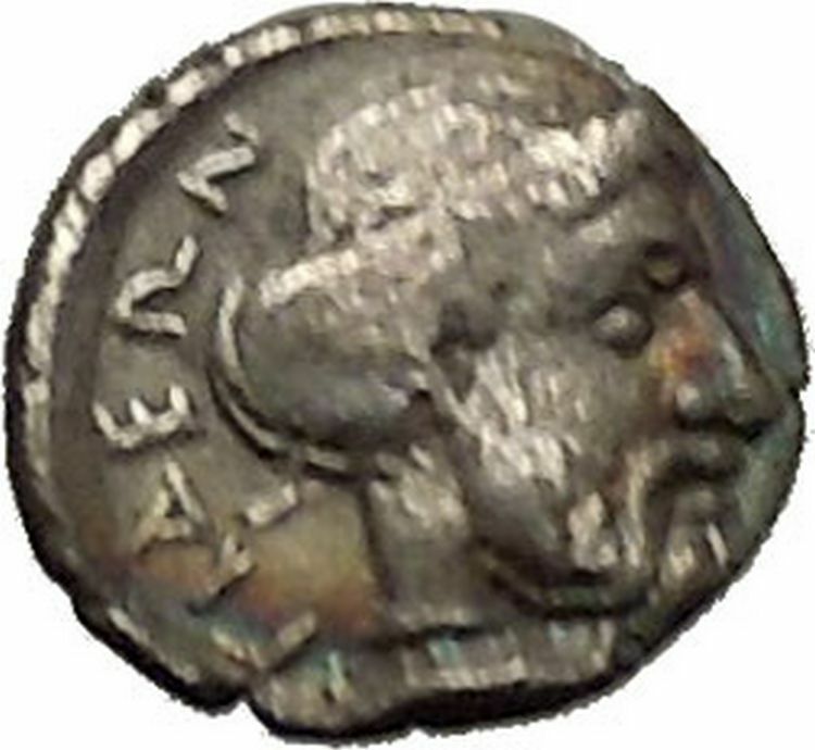 NAGIDOS in CILICIA 420BC Ancient Silver Greek Coin Aphrodite Dionysos i54362