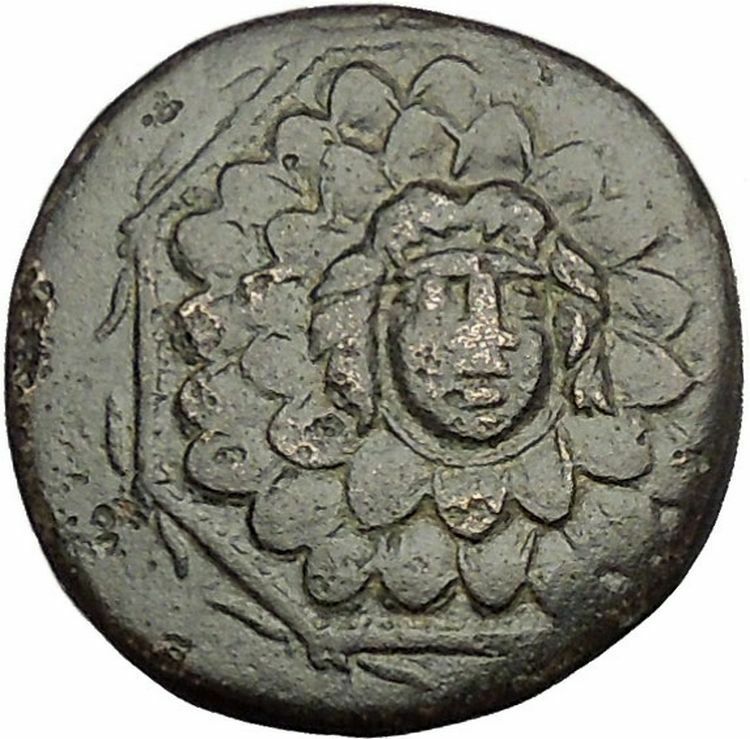 AMISOS in PONTUS MITHRADATES VI the GREAT Gorgon Aegis Nike Greek Coin i53931