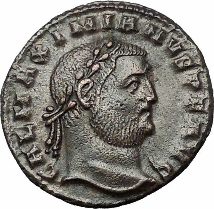 GALERIUS 308AD Large Ancient Roman Coin GENIUS Cult Wealth PROTECTION i54430