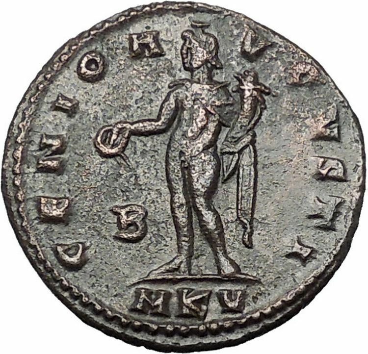 GALERIUS 308AD Large Ancient Roman Coin GENIUS Cult Wealth PROTECTION i54430