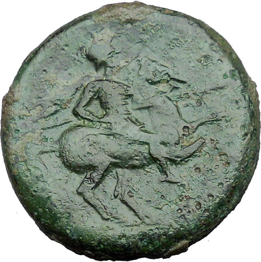 Syracuse in Sicily 240BC King Hieron II Horseman Large Ancient Greek Coin i33809