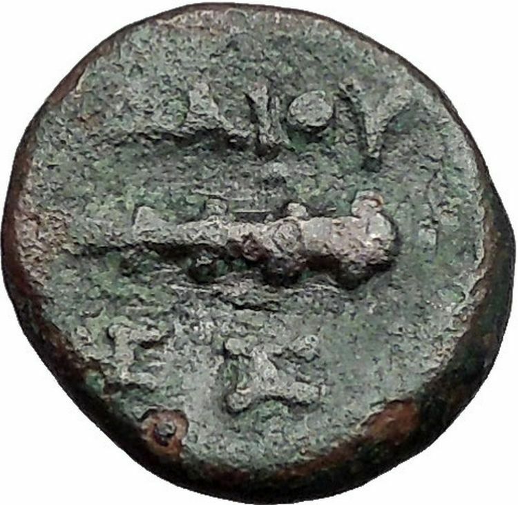 ADAIOS King of Thrace Scythia 253BC RARE Hercules Club Ancient Greek Coin i55823