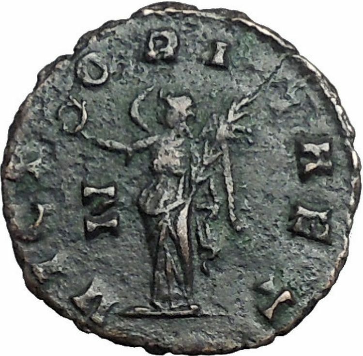 Gallienus Valerian I son Rome mint Ancient RARE Roman Coin Victory i54874