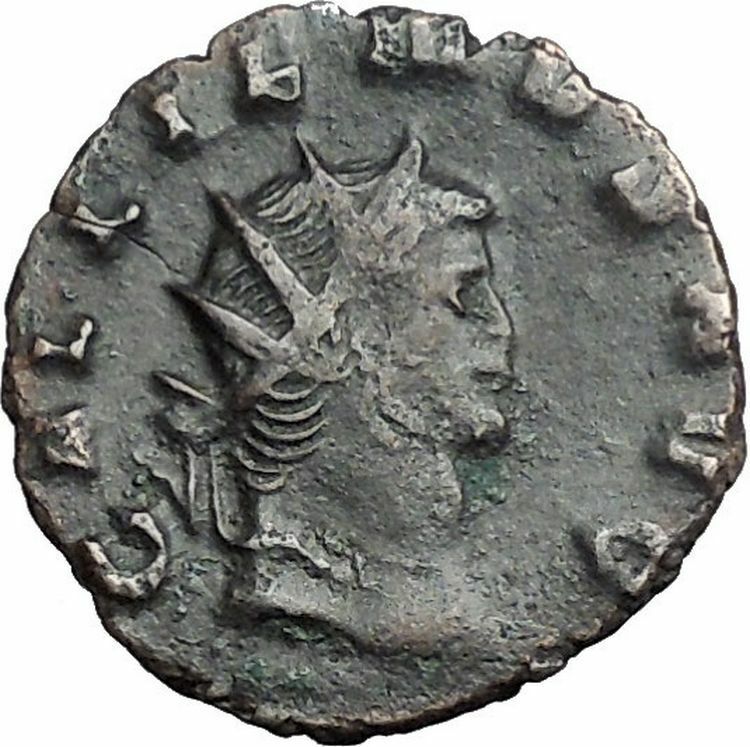 Gallienus Valerian I son Rome mint Ancient RARE Roman Coin Victory i54874