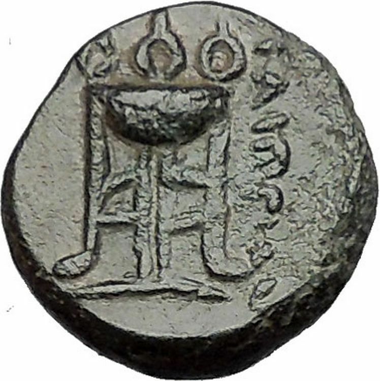 PHILIPPI in MACEDONIA 357BC Hercules Tripod Authentic Ancient Greek Coin i54758