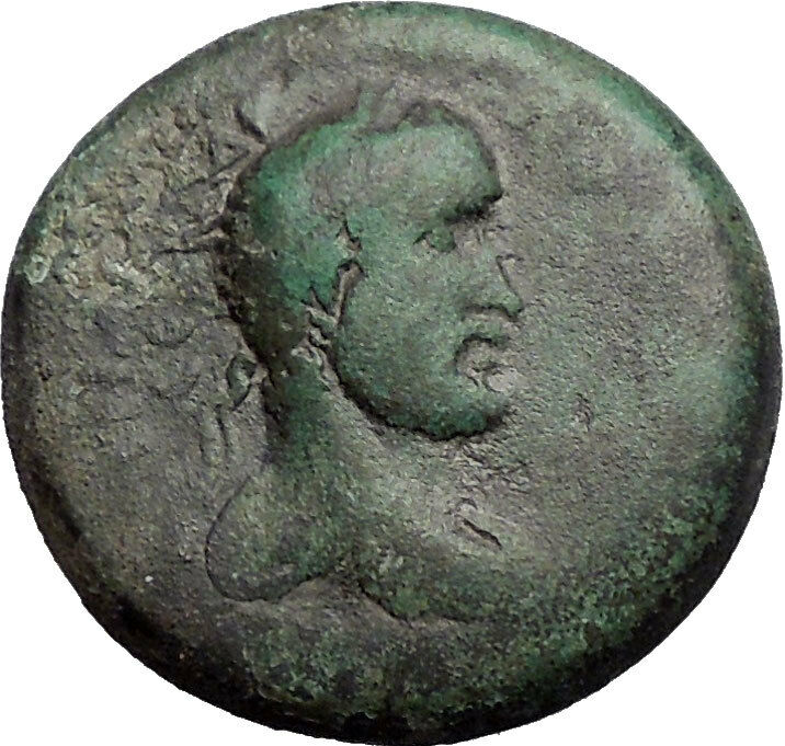 ANTONINUS PIUS 155AD Flaviopolis Flavias Cilicia Zeus Ancient Roman Coin i55753