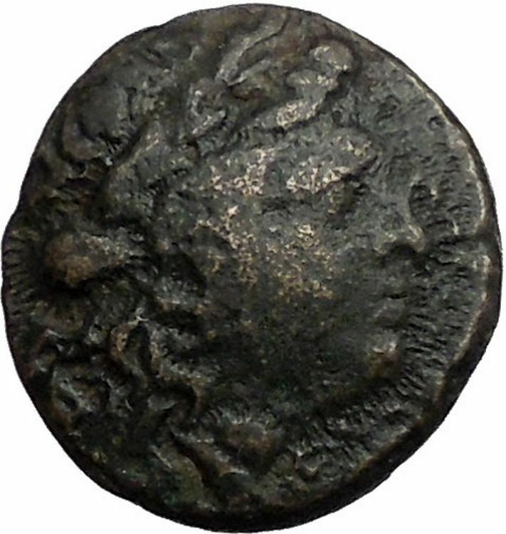 GARGARA in TROAS 350BC Apollo Horse RARE Big Authentic Ancient Greek Coin i56091